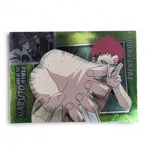 Naruto Trading Card with Green and Red Design